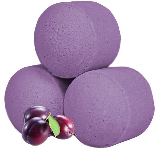 Mini Bath Bombs - Frosted Sugar Plum Chill Pills - 90 Piece Bulk Box 1.3kg