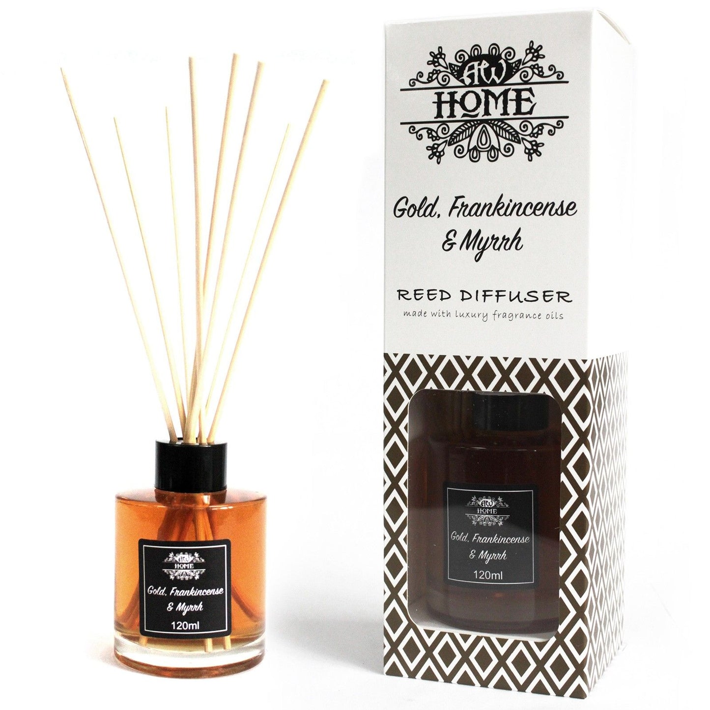 AW Home - Reed Diffuser - 120ml - Gold, Frankincense & Myrrh