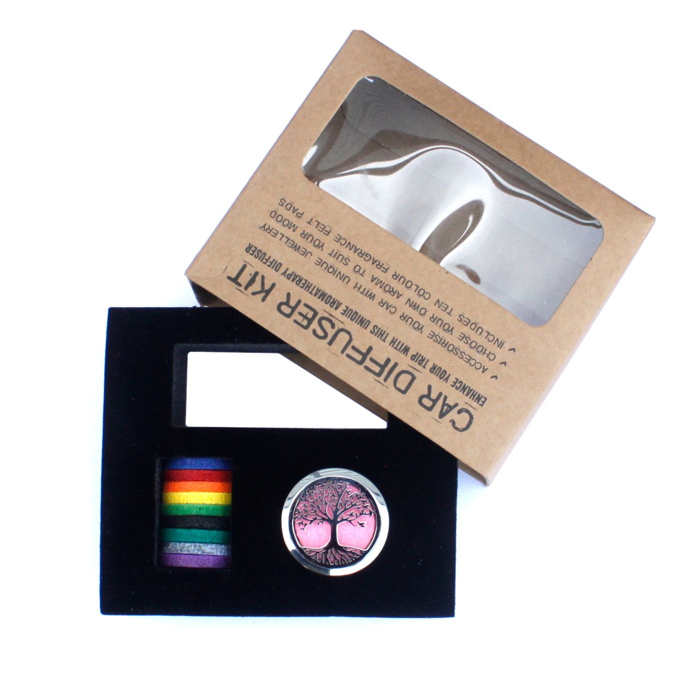 Car Fragrance - Diffuser Kit - Vent Clip - Tree of Life