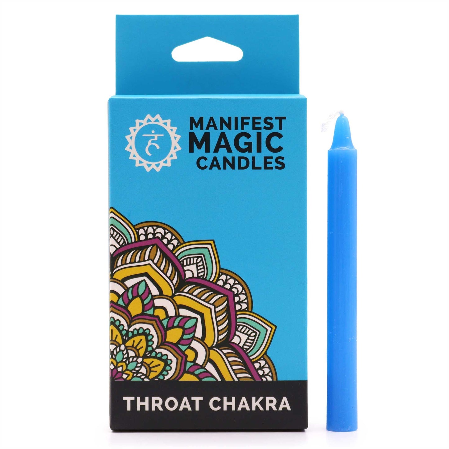Manifest Magic - Spell Candles  - Blue - Pack of 12