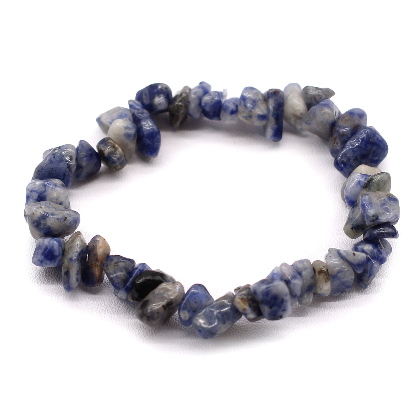 Gemstone Chip Bracelet - Sodalite
