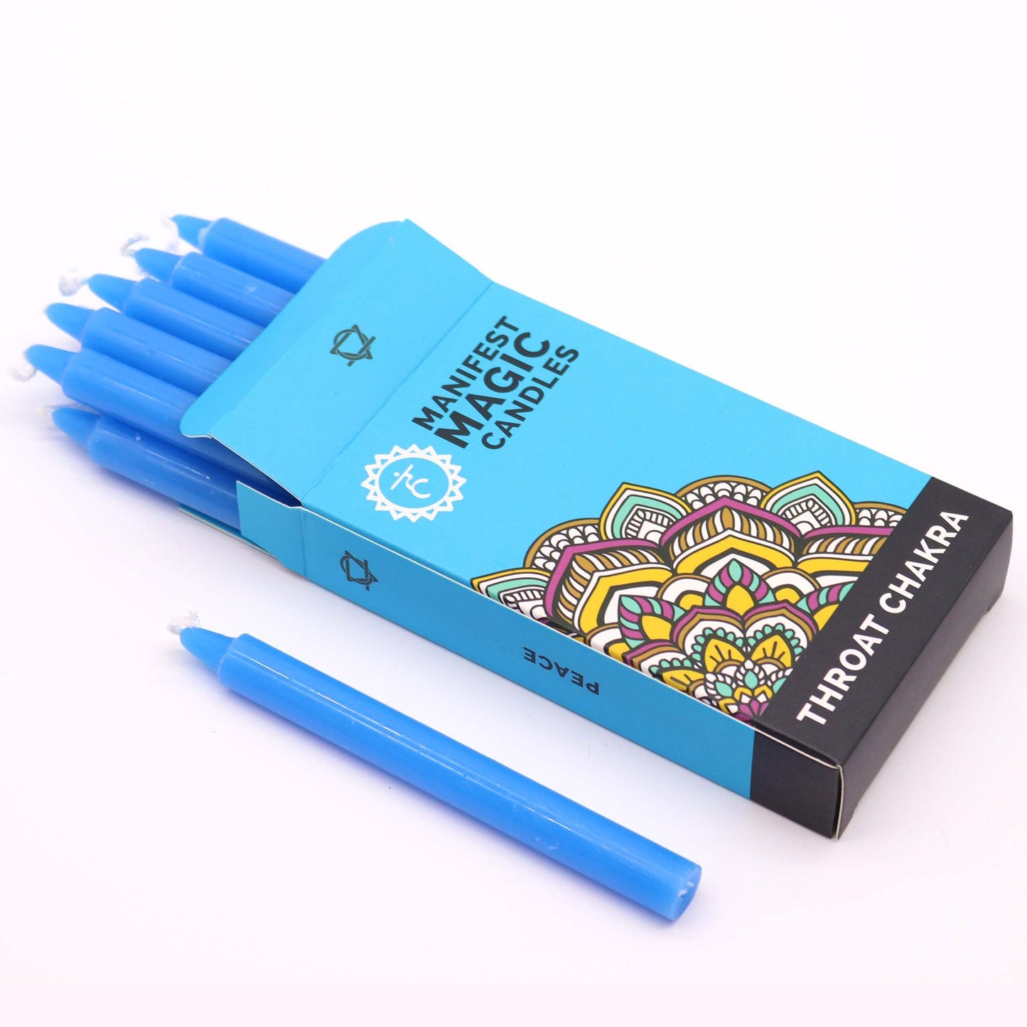 Manifest Magic - Spell Candles  - Blue - Pack of 12