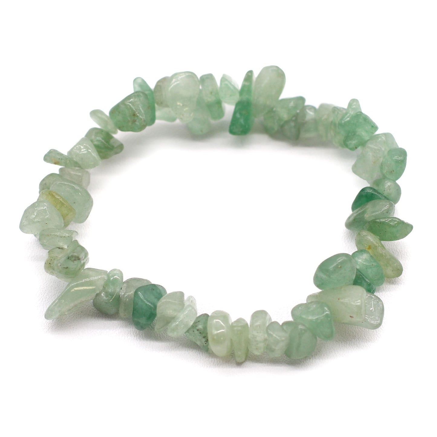 Gemstone Chip Bracelet  - Green Aventurine