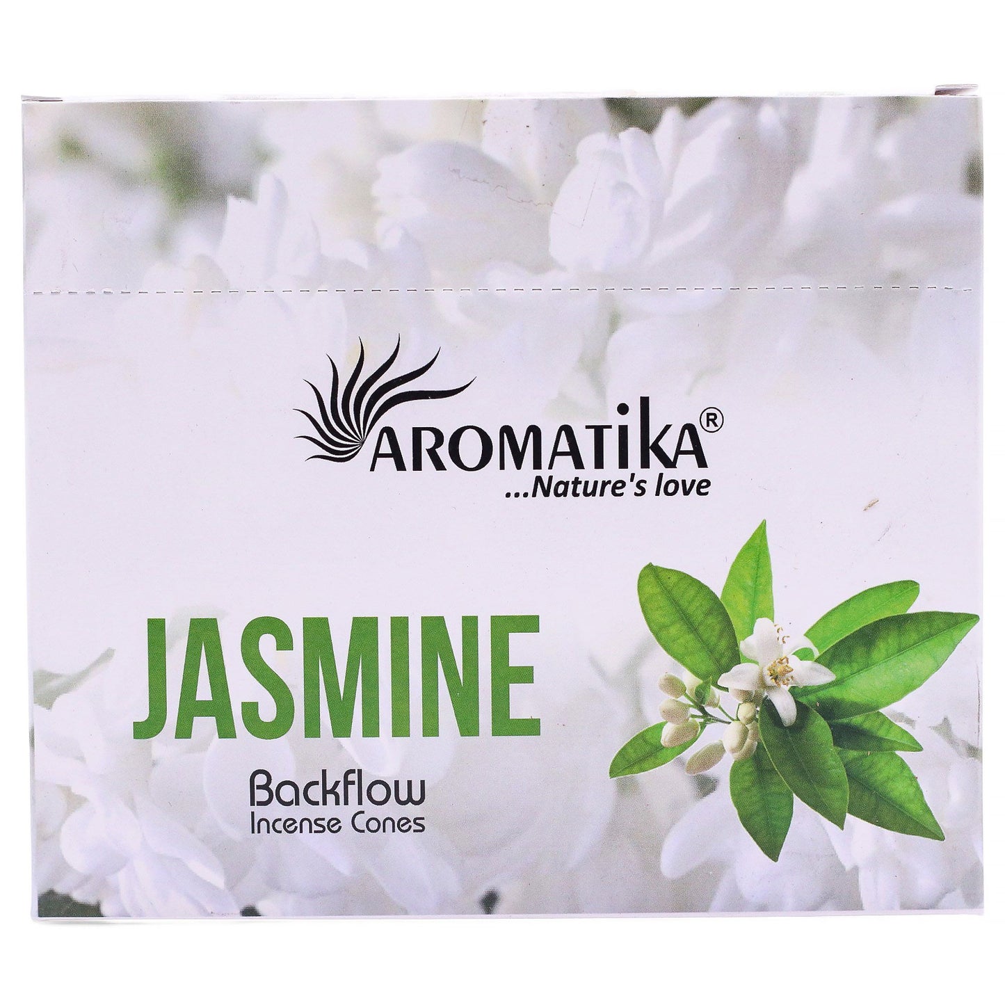 Aromatika - Masala Backflow Incense Cones - Jasmine - Pack of 10