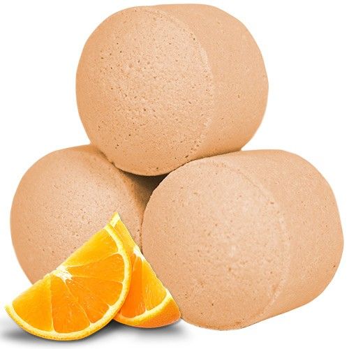 Mini Bath Bombs - Fresh Oranges Chill Pills - 90 Piece Bulk Box 1.3kg