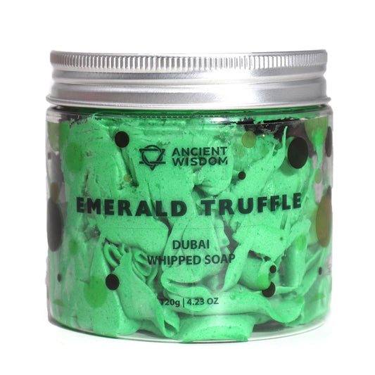 AW Home - Whipped Soap - 120g Jar - Dubai Emerald Truffle
