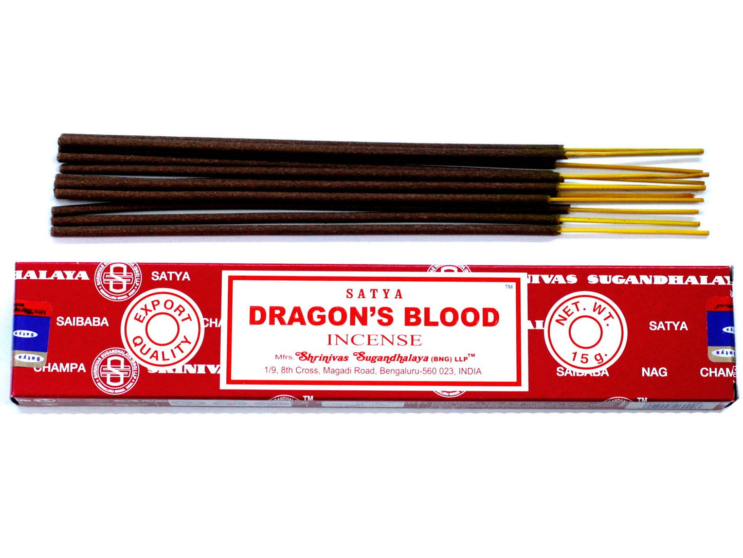 Satya Incense - Dragons Blood - Pack of 15 Sticks
