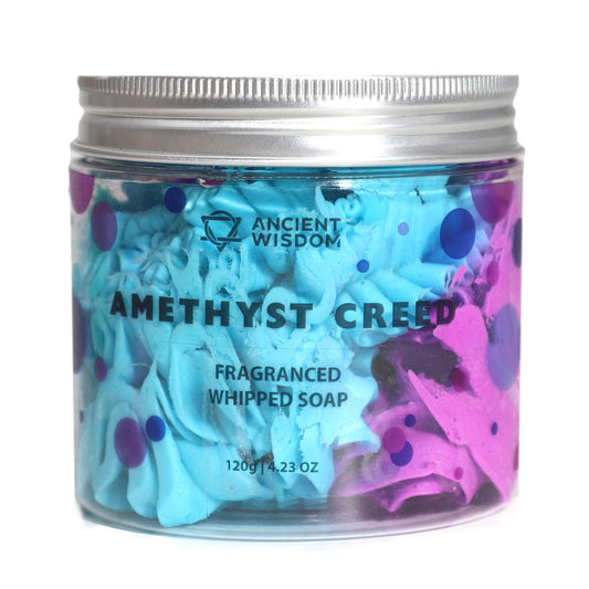 AW Home - Whipped Soap - 120g Jar - Amethyst Creed