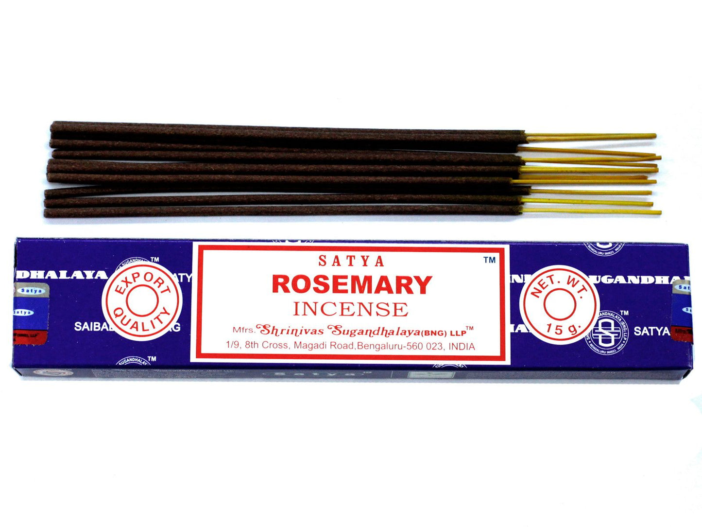 Satya Incense - Rosemary - Pack of 15 Sticks