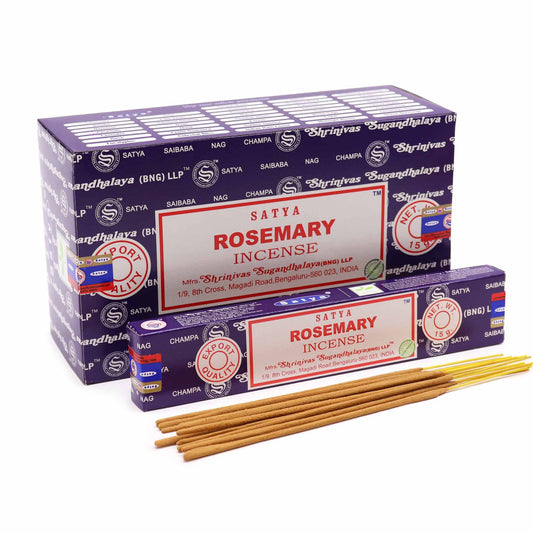 Satya Incense - Rosemary - Pack of 15 Sticks