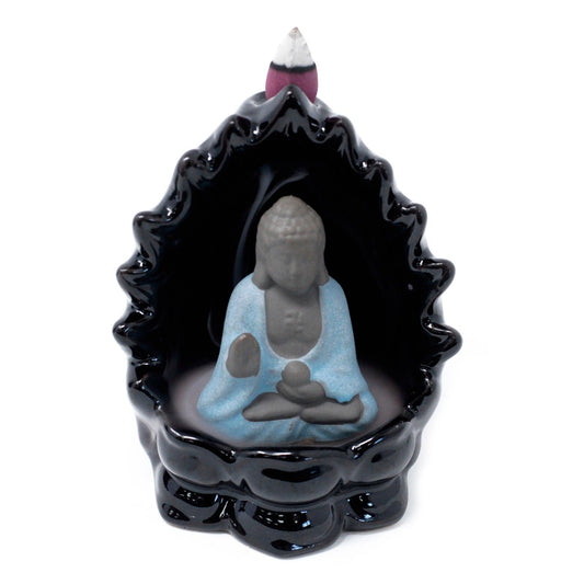 Back Flow Incense Burner - Buddha Design