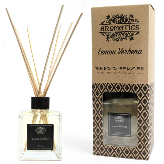 AW Home - Essential Oil Reed Diffuser - 200ml - Lemon Verbena