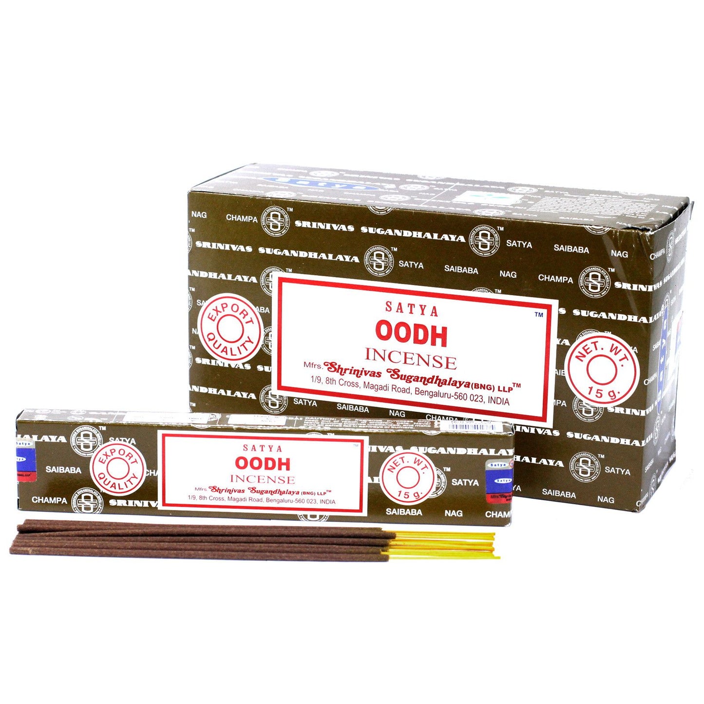 Satya Incense - Oodh - Pack of 15 Sticks