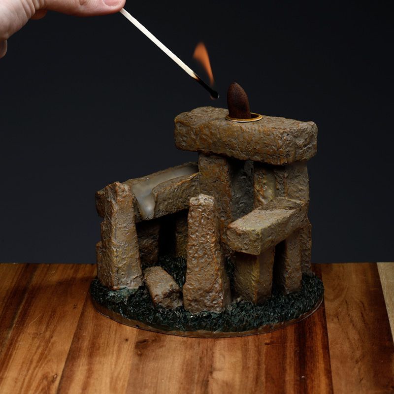 Backflow Incense Burner - Stone Circle