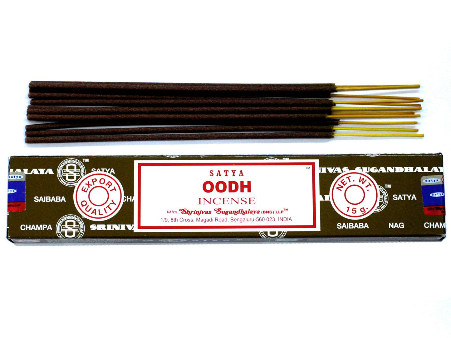Satya Incense - Oodh - Pack of 15 Sticks