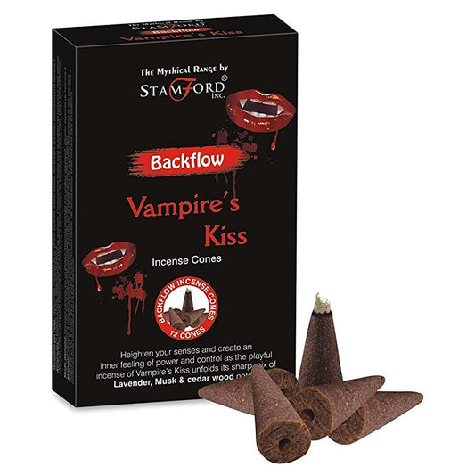 Stamford - Backflow Incense Cones - Vampires Kiss - Pack of 12