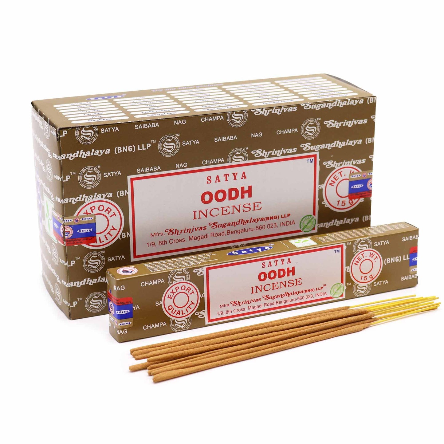Satya Incense - Oodh - Pack of 15 Sticks