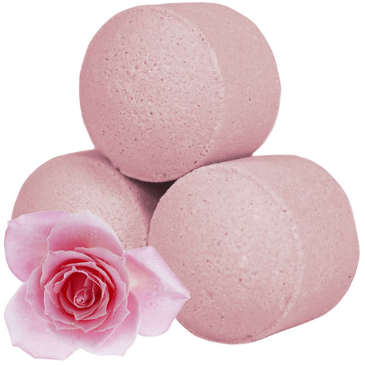 Mini Bath Bombs - Rose Chill Pills - 90 Piece Bulk Box 1.3kg