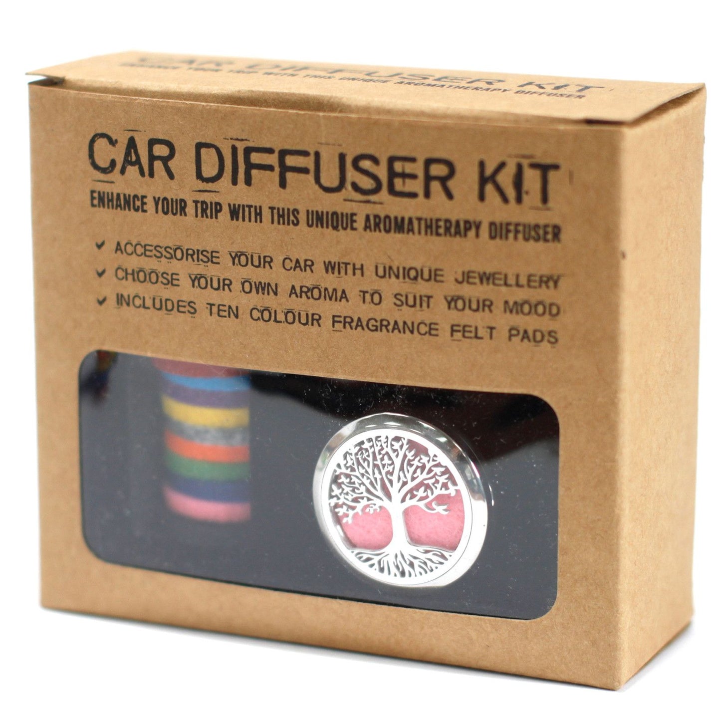 Car Fragrance - Diffuser Kit - Vent Clip - Tree of Life