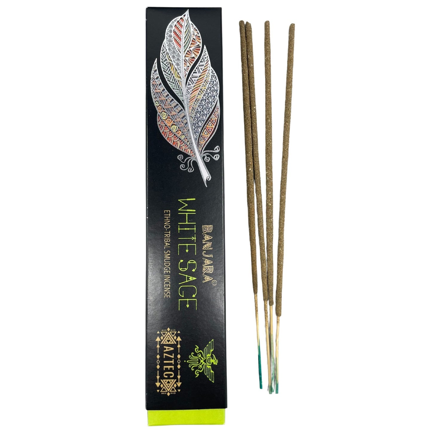 Banjara - Tribal Smudge Incense - White Sage - Pack of 10