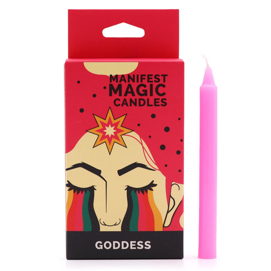 Manifest Magic - Spell Candles - Pink - Pack of 12