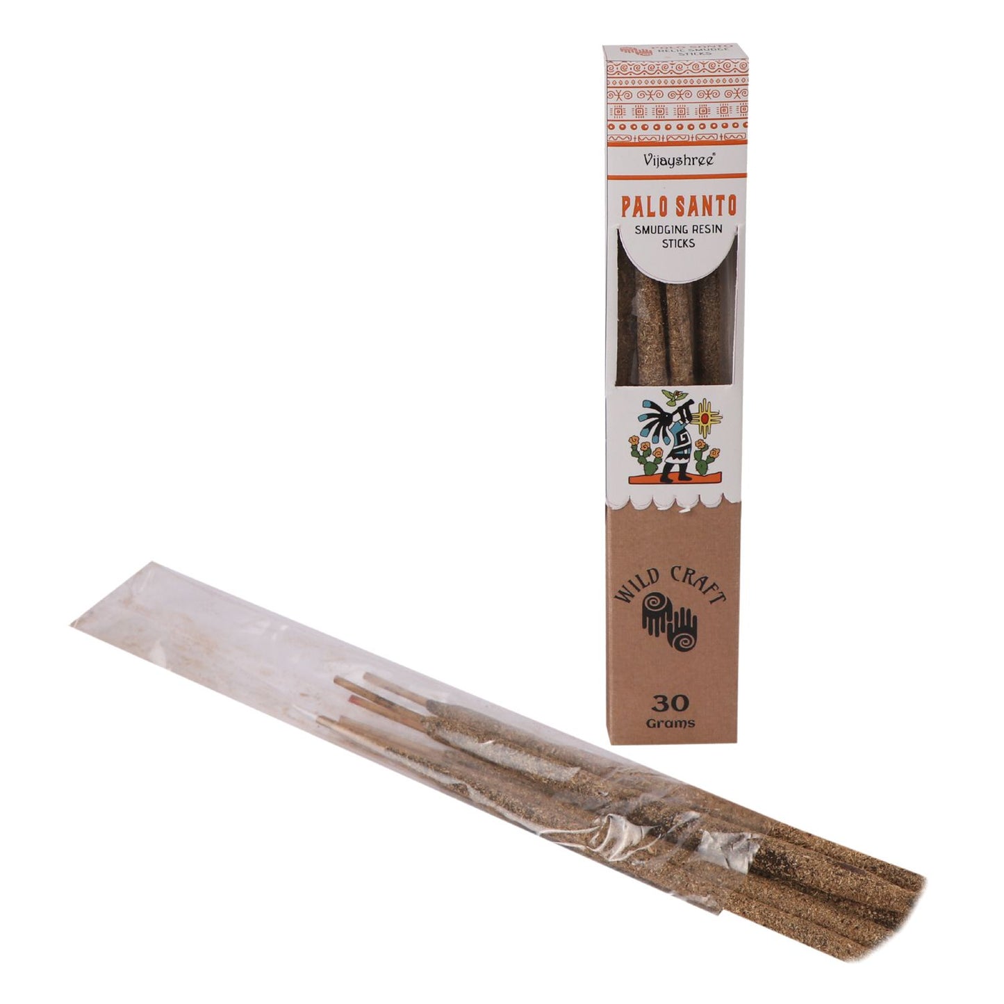 Vijayshree - Golden Palo Santo Smudging Resin Sticks - Pack of 6 Sticks