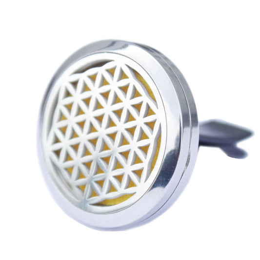 Car Fragrance - Diffuser Kit - Vent Clip - Flower of Life