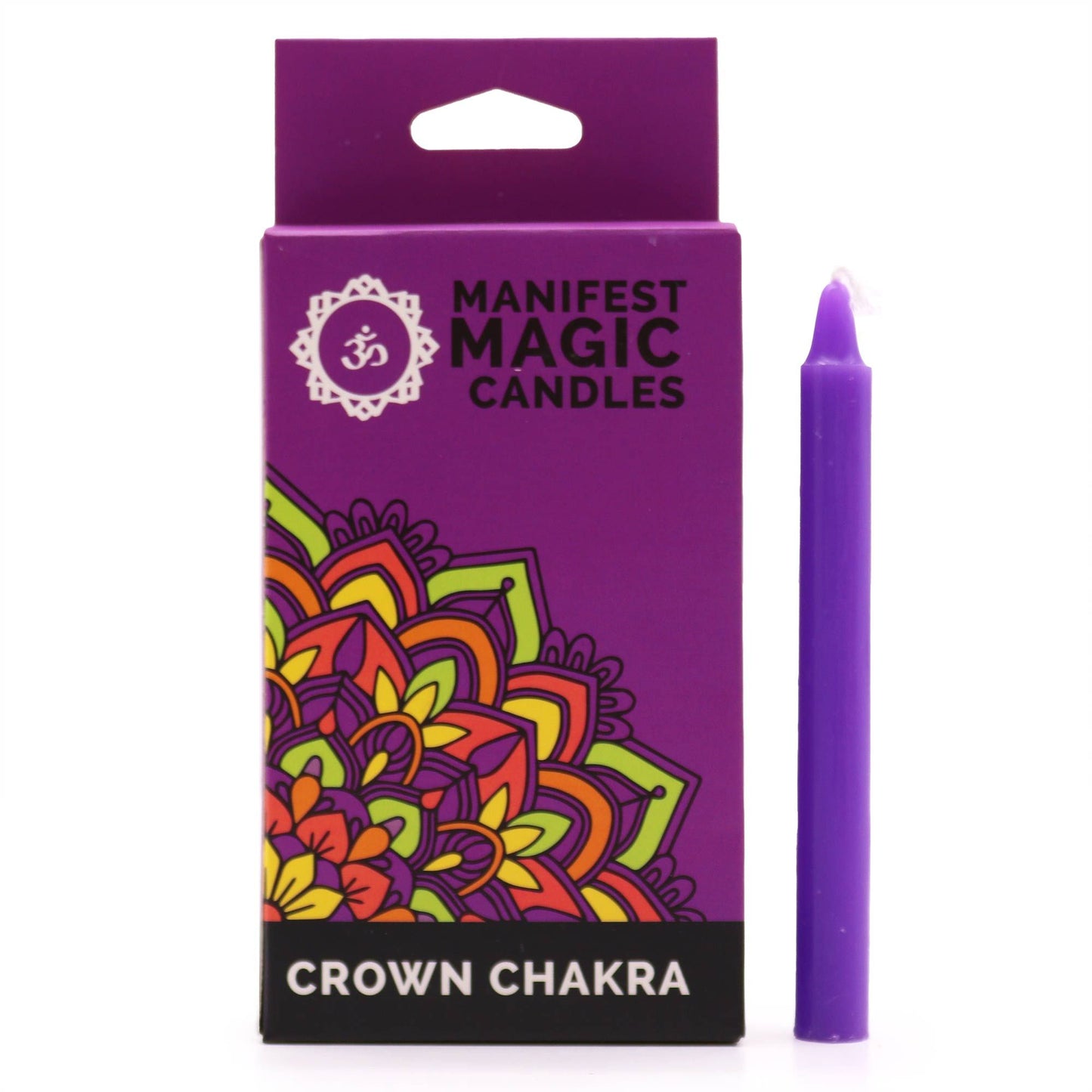 Manifest Magic - Spell Candles - Violet - Pack of 12