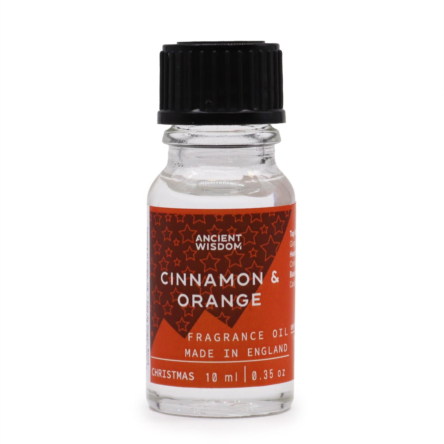 Fragrance Oil - 10ml Bottle - Christmas Cinnamon and Orange