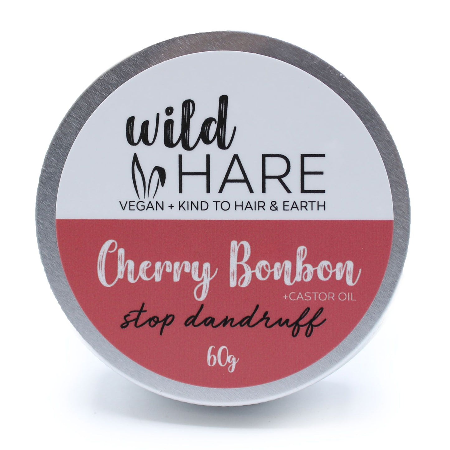 Wild Hare - Solid Shampoo - 60g Tin - Cherry Bonbon