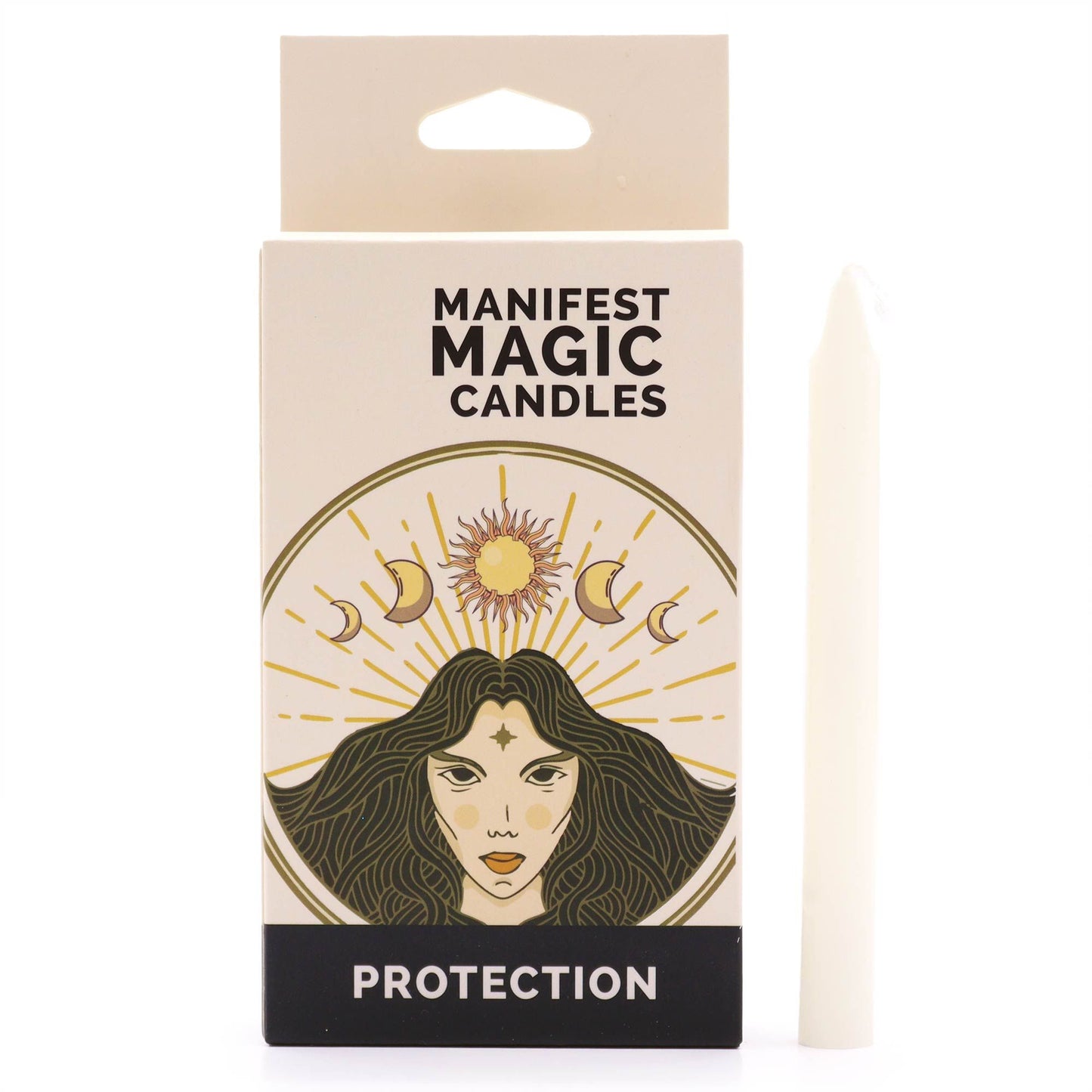 Manifest Magic - Spell Candles - Ivory - Pack of 12