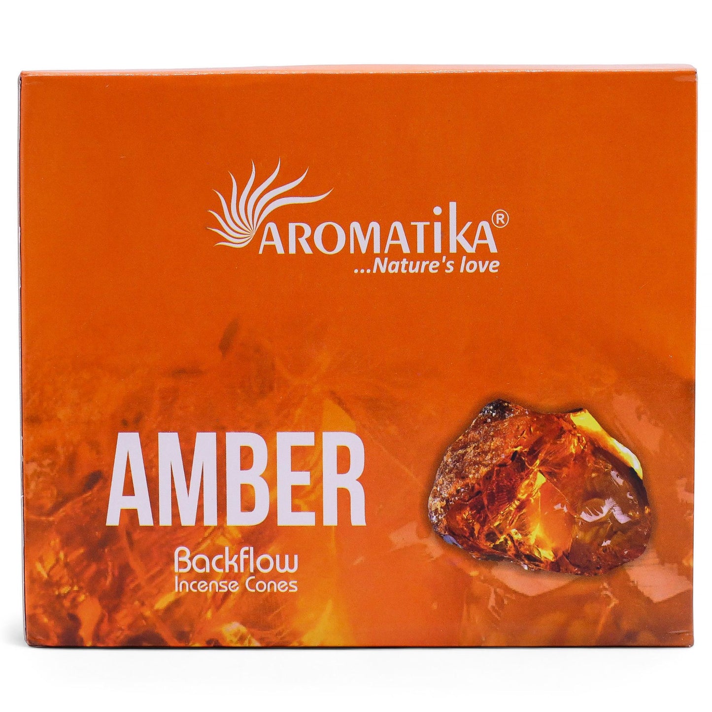 Aromatika - Masala Backflow Incense Cones - Amber - Pack of 10