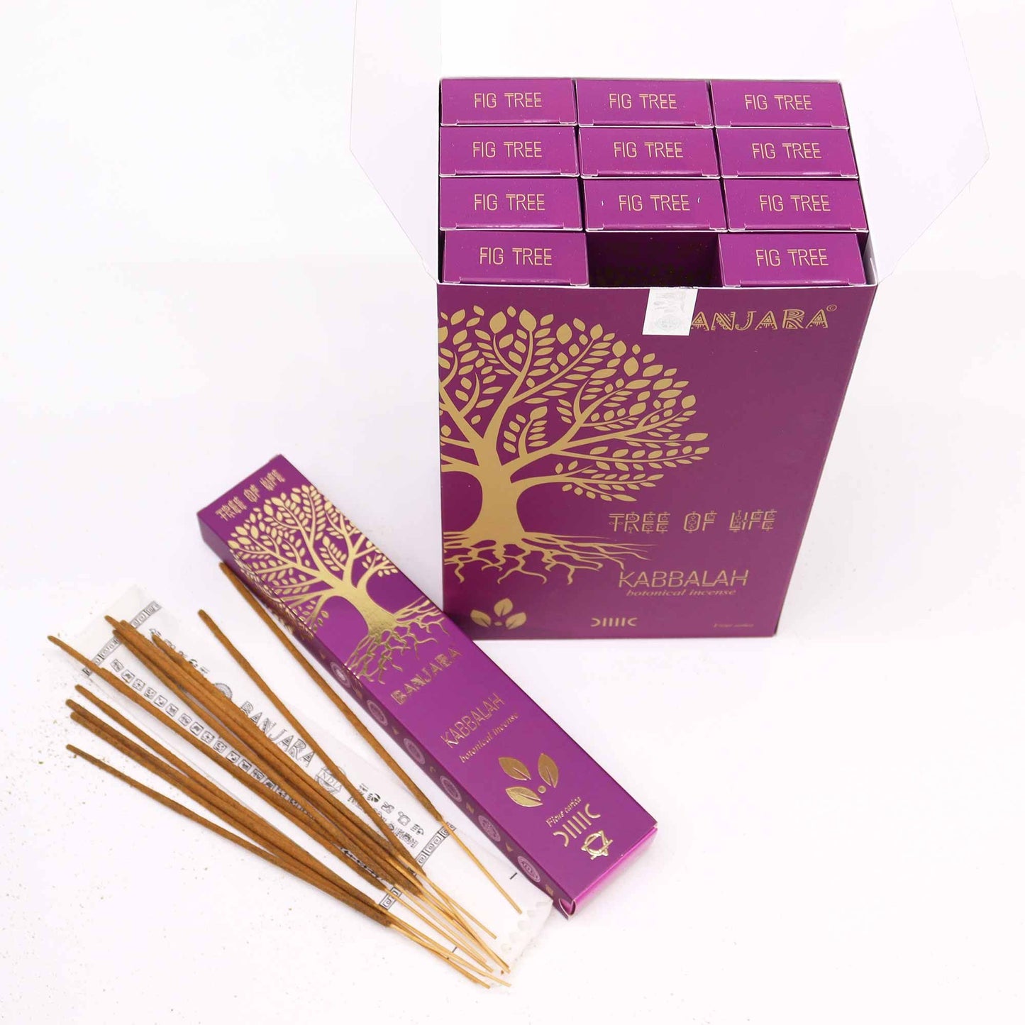 Banjara - Botanical Incense - Kabbalah - Pack of 12 Sticks