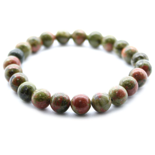 Gemstone Power Bracelet - Green Jasper