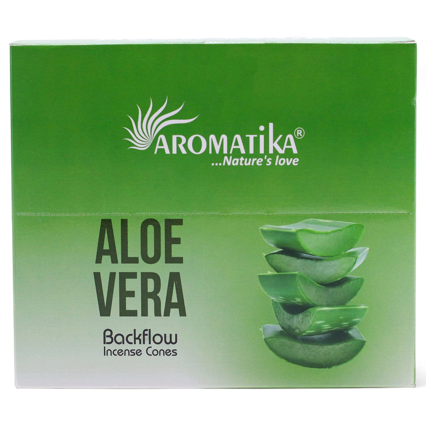 Aromatika - Masala Backflow Incense Cones - Aloe Vera - Pack of 10