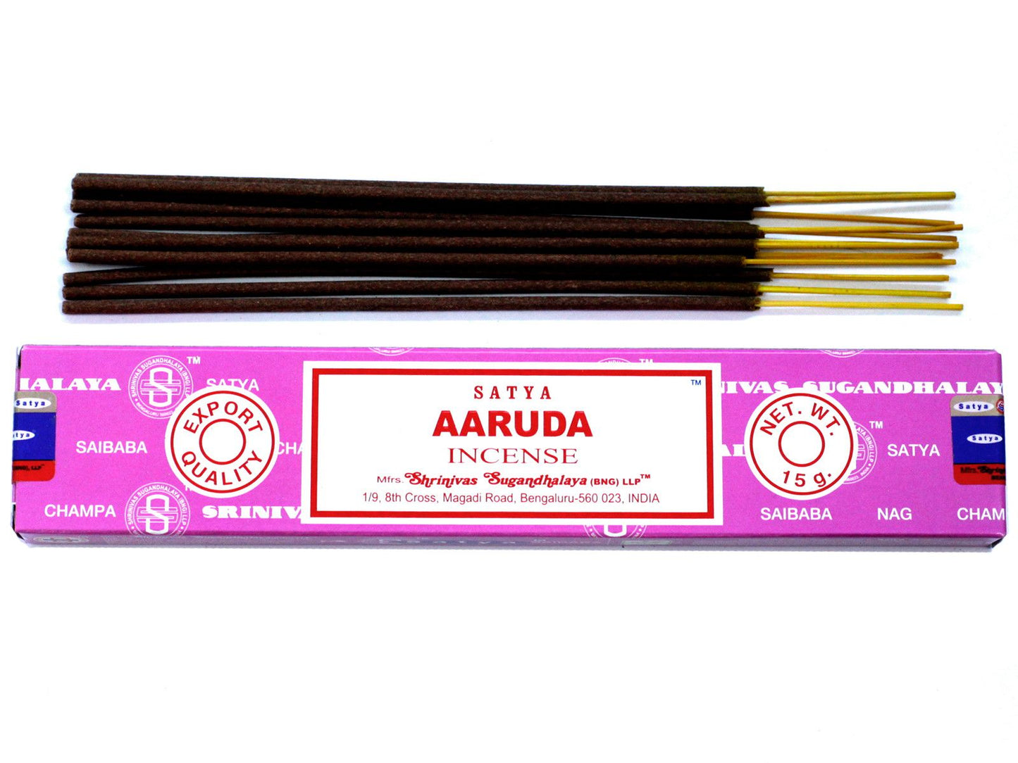 Satya Incense - Aaruda - Pack of 15 Sticks