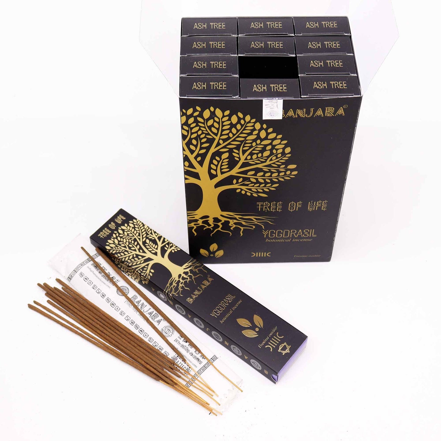 Banjara - Botanical Incense - Yggdrasil Tree - Pack of 12 Sticks