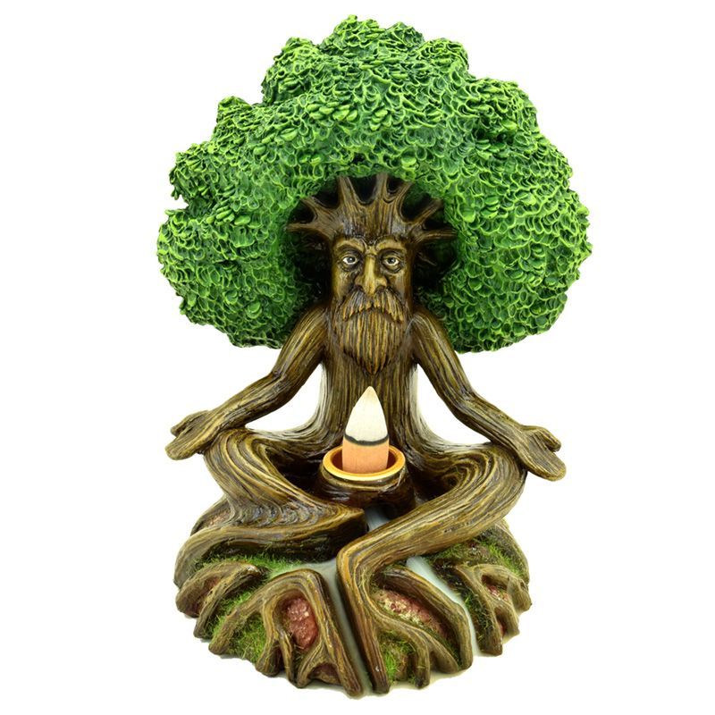 Backflow Incense Burner - Wise Old Tree Man of the Forest -17cm