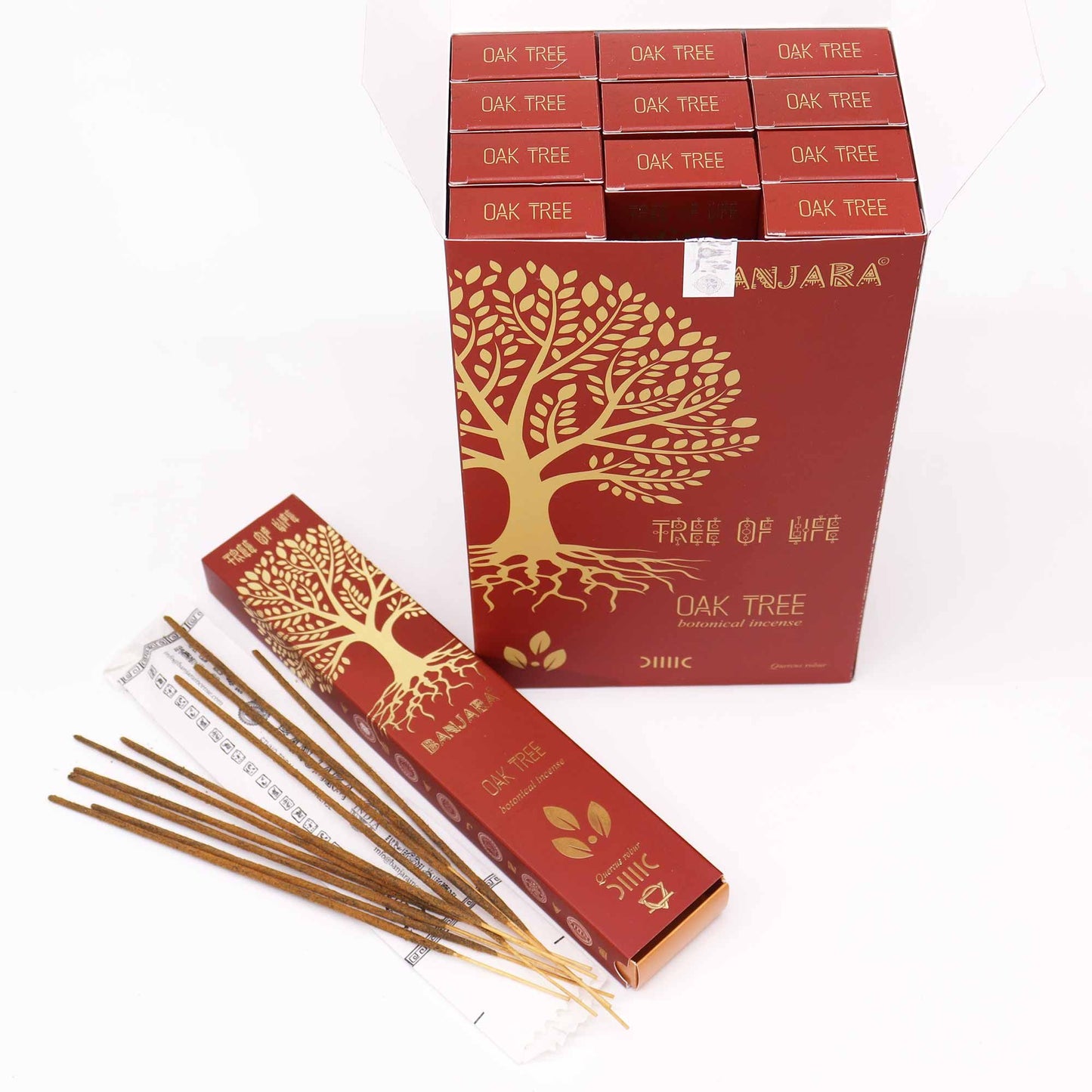 Banjara - Botanical Incense - Oak Tree - Pack of 12 Sticks