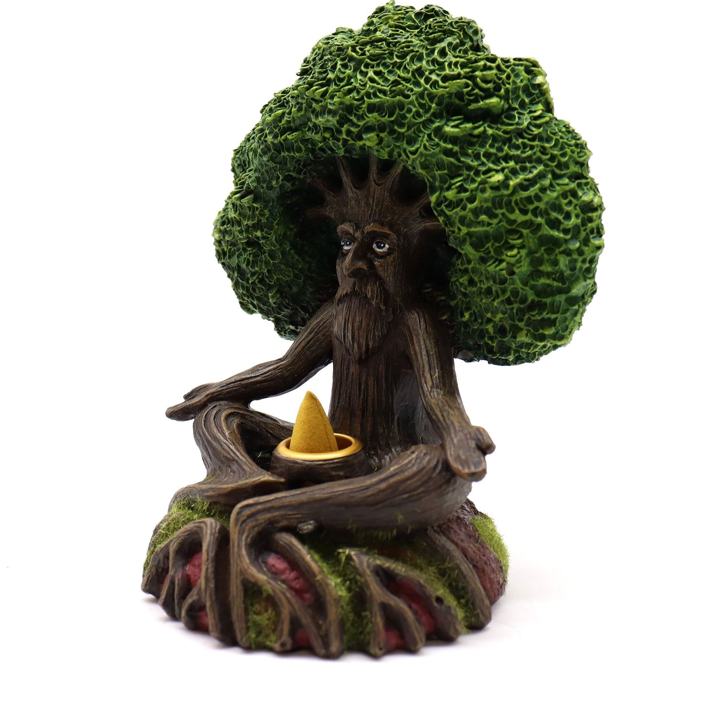Backflow Incense Burner - Wise Old Tree Man of the Forest -17cm
