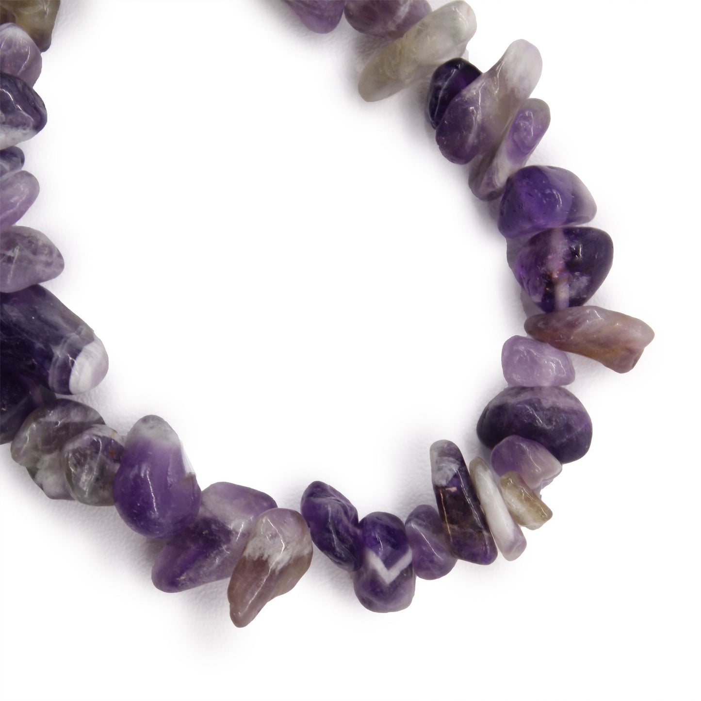 Gemstone Chip Bracelet - Amethyst