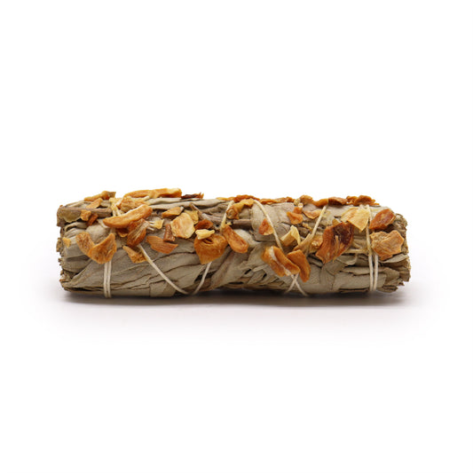 Artisan Smudge Stick - White Sage with Garlic - 10cm