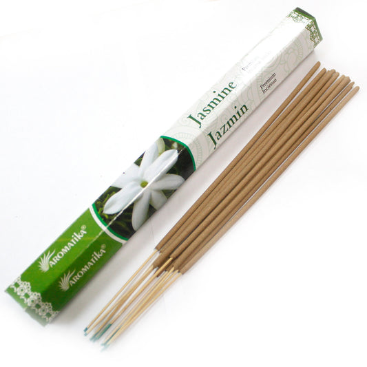 Aromatika - Premium Incense Sticks - Jasmine - Pack of 20