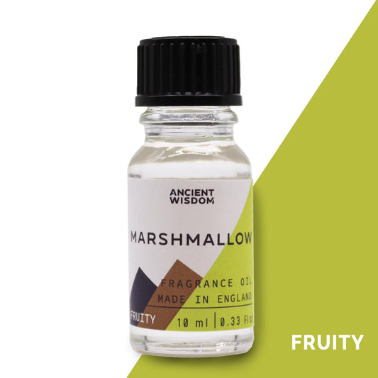 AW Home - Fragrance Oil - 10ml Bottle - Fruity Range - Marshmallow